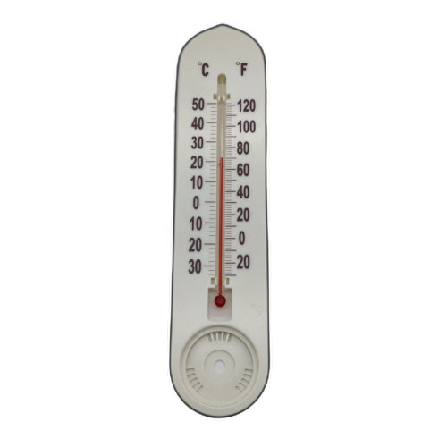 Thermometer W/hygrometer Indoor/outdoor White Plastic