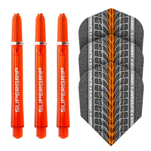 Flights & Shafts H. Orange/Silver