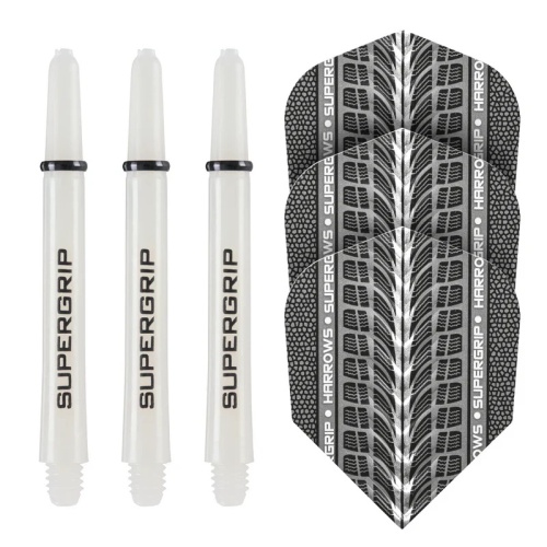 Flights & Shafts H. White/Silver
