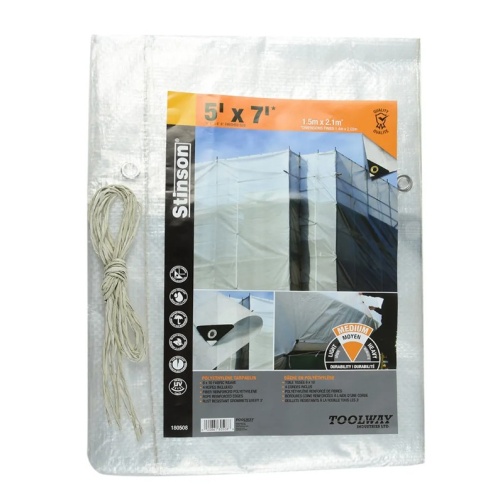 Tarp 5' X 7' Clear