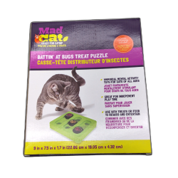 Battin' At Bugs Treat Puzzle For Cats 9 x 7.5" x 1.7""