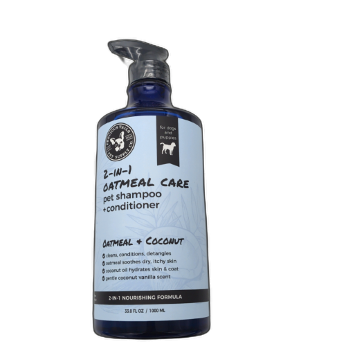 2-in-1 Pet Shampoo & Conditioner Oatmeal + Coconut 1000mL Precious Tails Pet Supply Co.