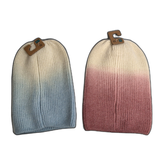 Ladie's Beanie Hat Blue Or Pink One Size Secret